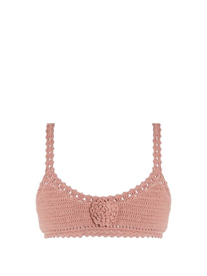 Biquíni em algodão, soutien, €104, e cuecas, €98, She Made Me