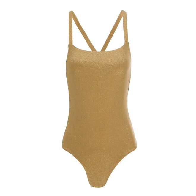 Fato de banho em lycra e lurex, €19,99, Pull & Bear