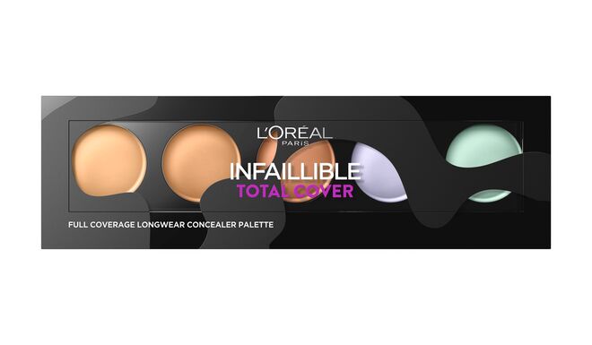 1. O efeito Photoshop: Infaillible Total Cover Palette, €19,99, L’Oréal Paris