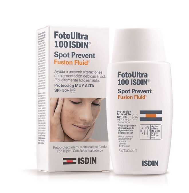 2. Fotoultra 100 Spot Prevent SPF50+, €27,46, ISDIN