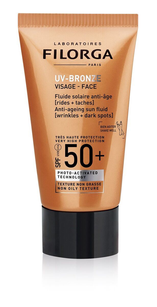 6. UV-Bronze Fluide Solaire Ati-âge, €30, Filorga