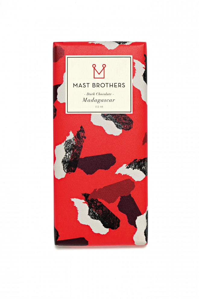 Tablete Madagascar, com notas de framboesa, toranja e romã, cerca de €7