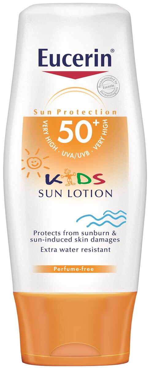 Loção solar para crianças SPF50+, €16,69, Eucerin
