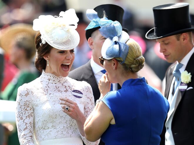 Kate Middleton e Zara Phillips