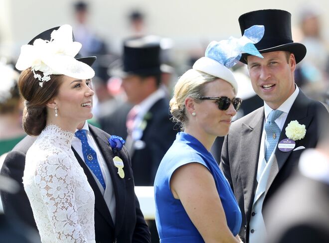 Kate Middleton, Zara Phillips e Príncipe William