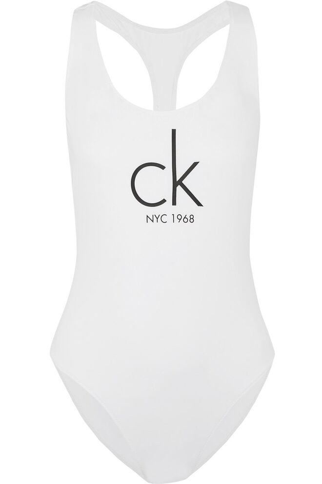 Antes - €77. Preço em saldos - €54, Calvin Klein Beachwear em Net-a-Porter.com