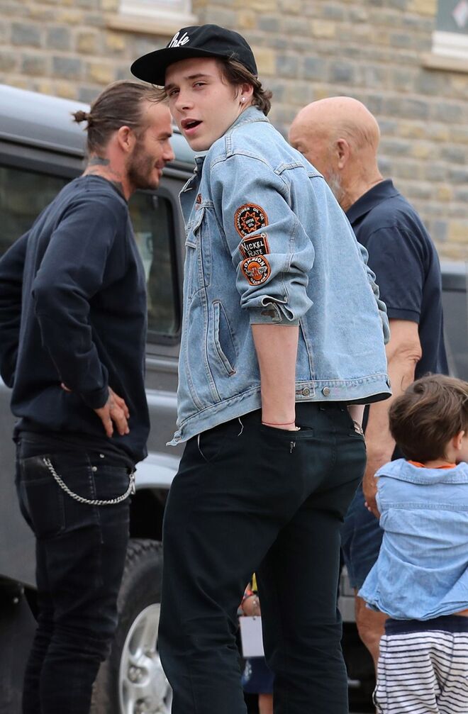 Brroklyn e David Beckham