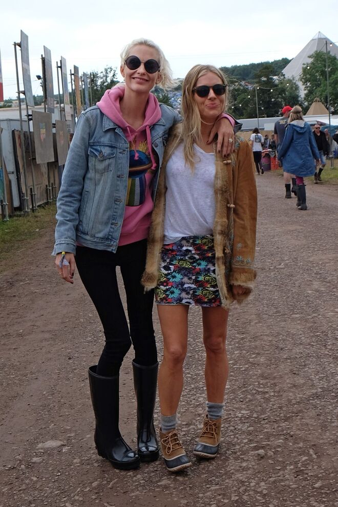 Sienna Miller e Poppy Delevingne