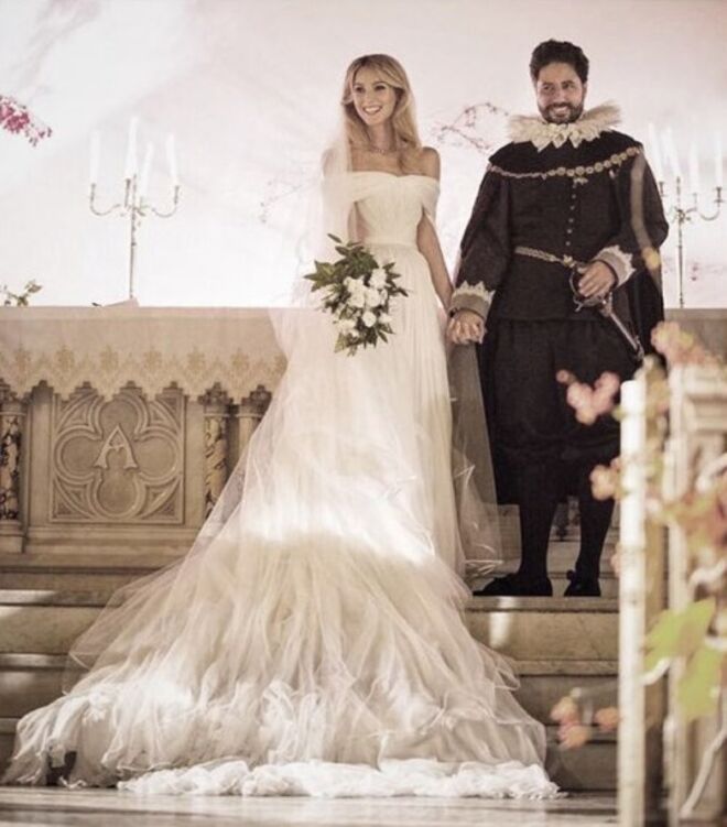 Nieves Zuberbühler com vestido de Brandon Maxwell (2016) @Brandon Maxwell