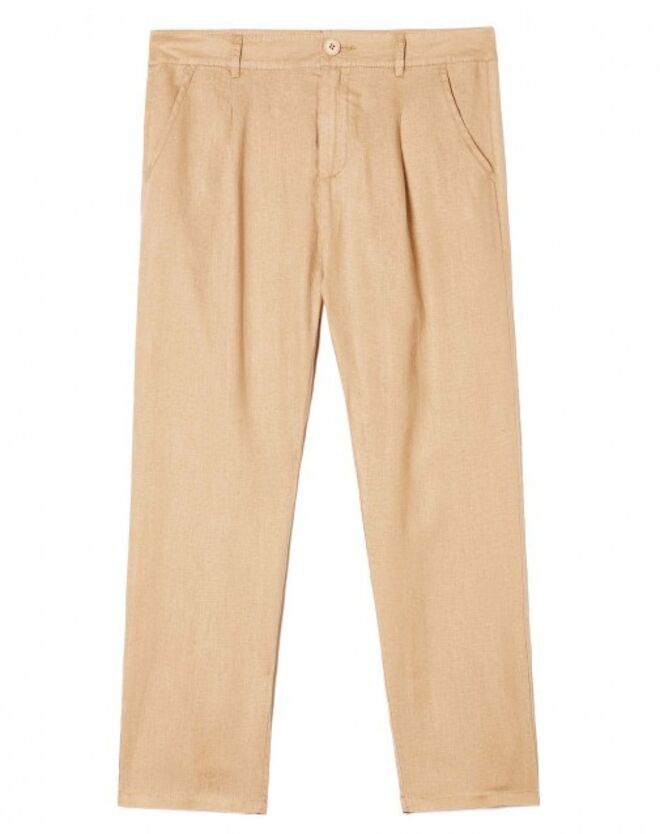 Calças em linho, €49,95, Benetton