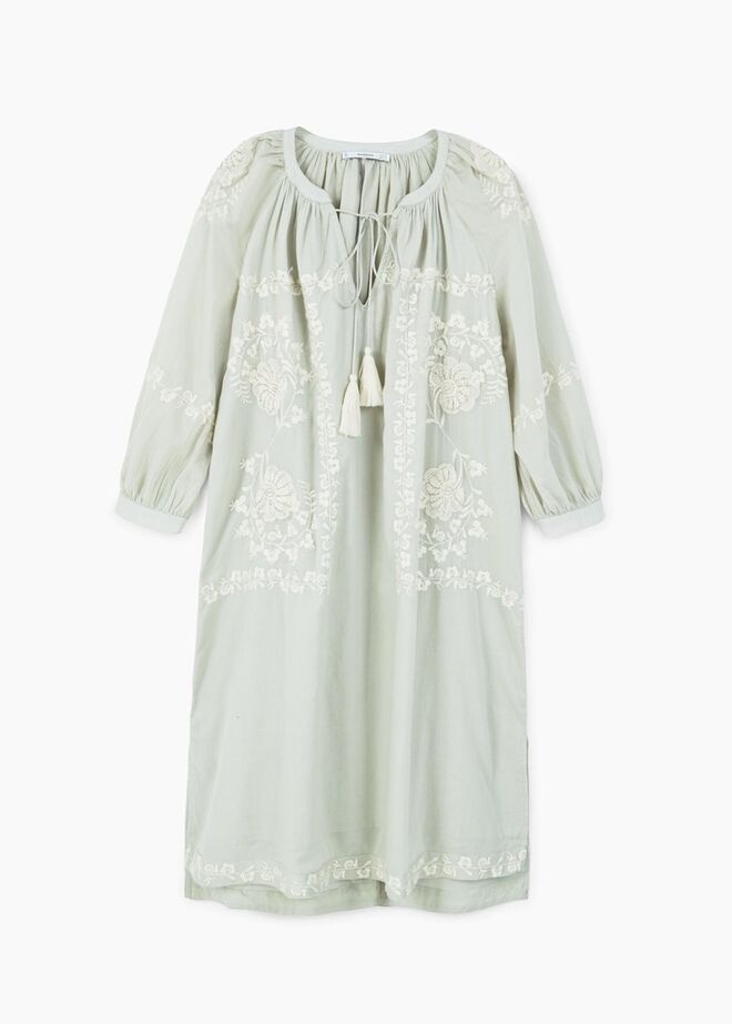 Vestido em algodão, €69,99, Mango