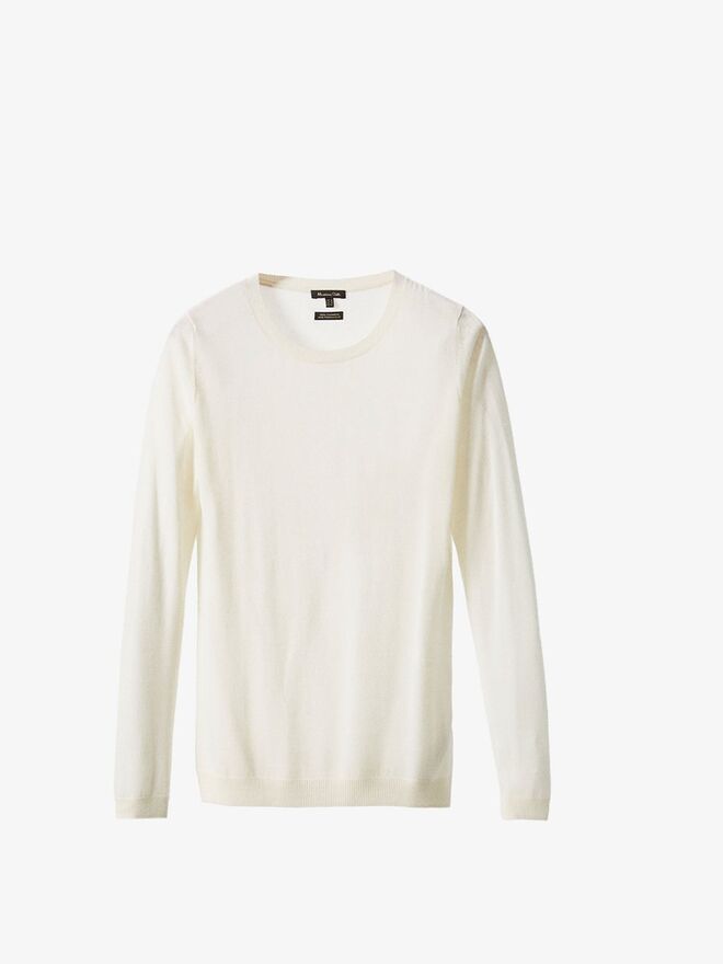 Camisola em caxemira, €99,95, Massimo Dutti