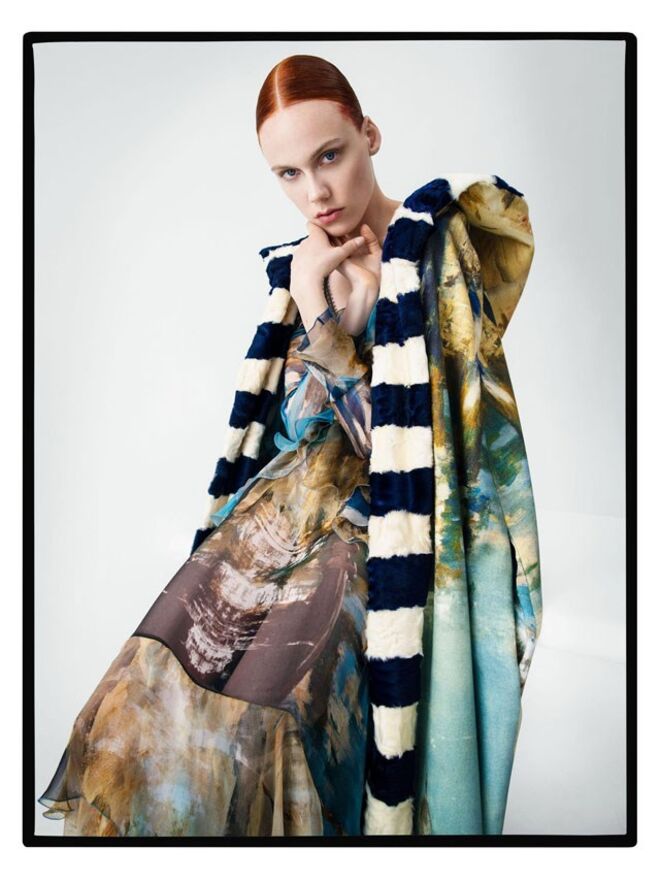 Lineisy Montero, Kiki Willems and Lexi Boling para outono/inverno 2017-2018 | © Tim Walker