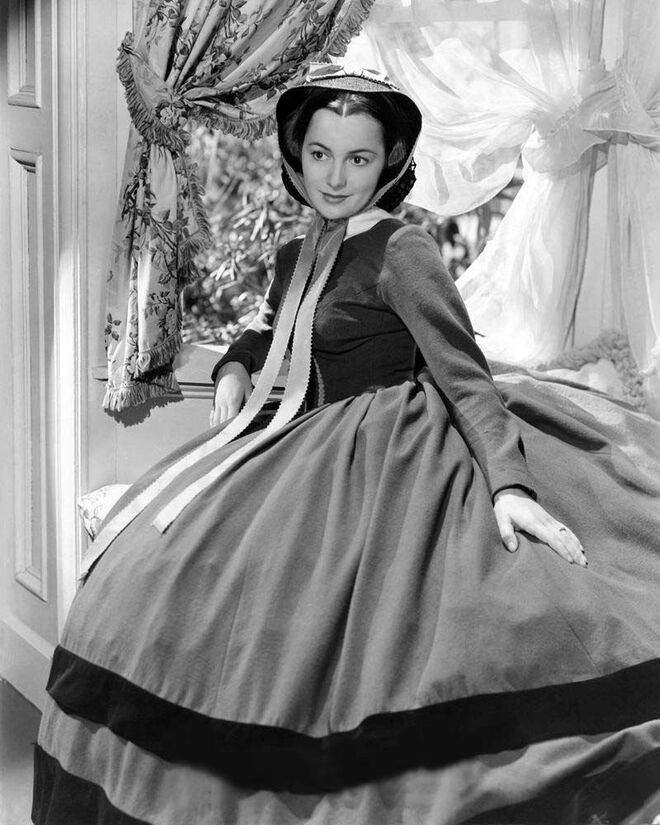 Olivia de Havilland, no filme 'E Tudo o Vento Levou' (1939)