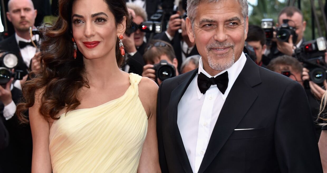 As primeiras imagens dos gémeos Clooney estão online