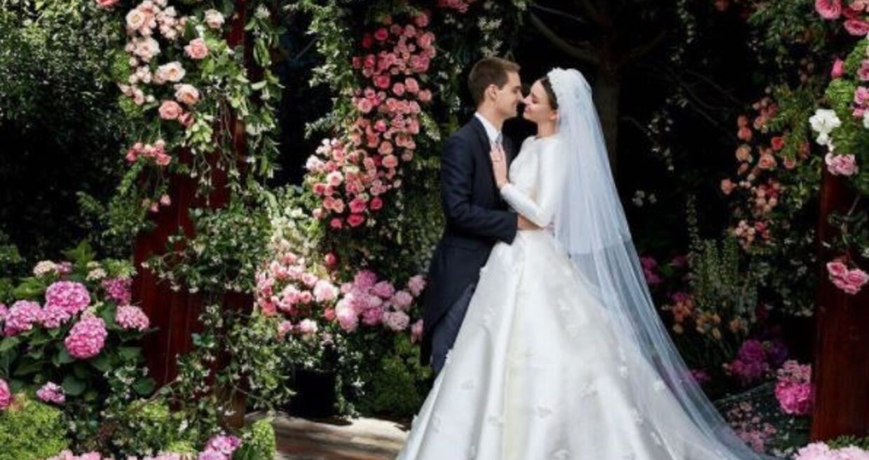 Já há imagens do vestido de casamento de Miranda Kerr