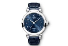 Da Vinci Automático 36 com mostrador e bracelete em azul-escuro