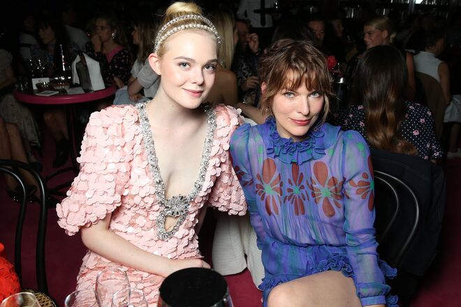 Elle Fanning e Milla Jovovich