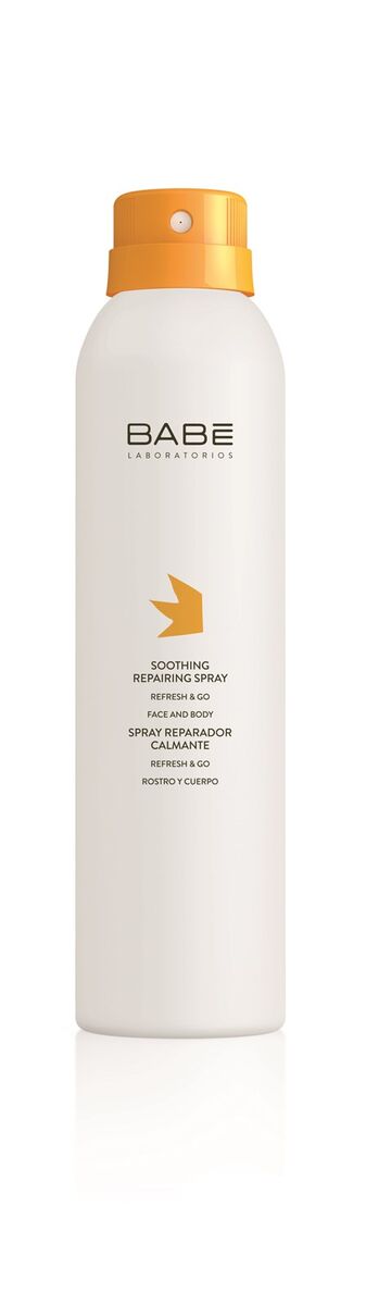 Hidratante calmante para rosto e corpo – Soothing Repairing Spray Refresh & Go, €12, Laboratórios Babé