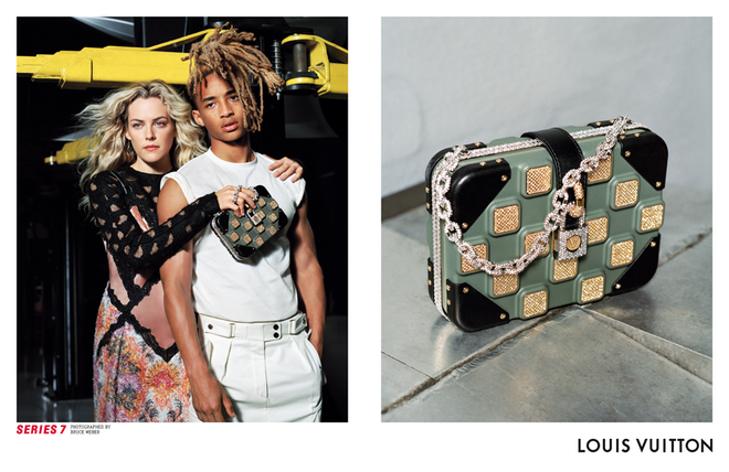 Riley Keough e Jaden Smith. Louis Vuitton para outono/inverno 2017-2018 | © Bruce Weber