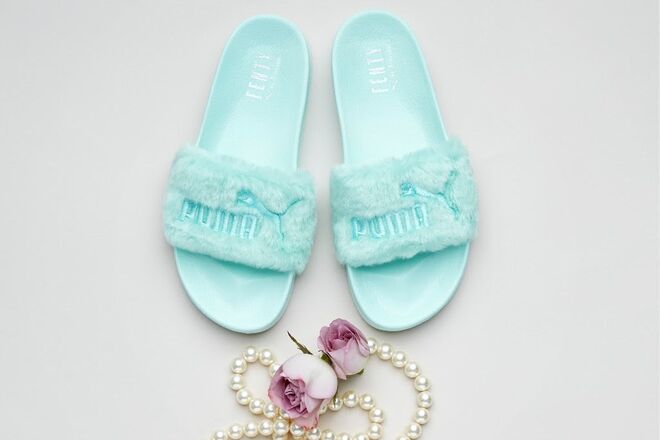 Fenty x Puma Fur Slides com novas cores