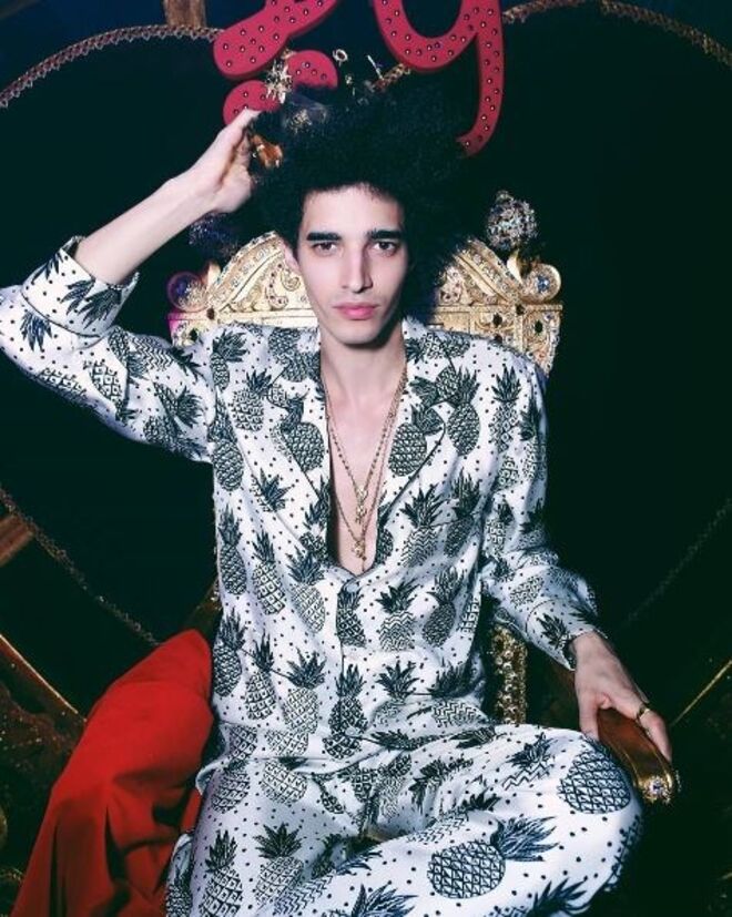 Luís Borges na nova campanha da Dolce & Gabbana