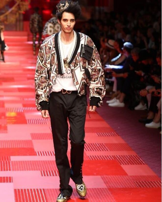 Luís Borges na nova campanha da Dolce & Gabbana