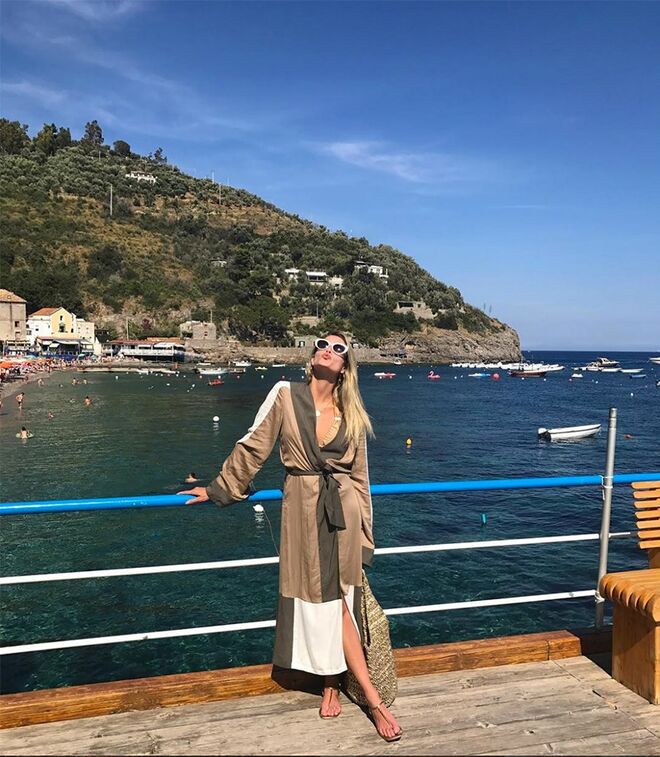 Helena Bordon, na Grécia