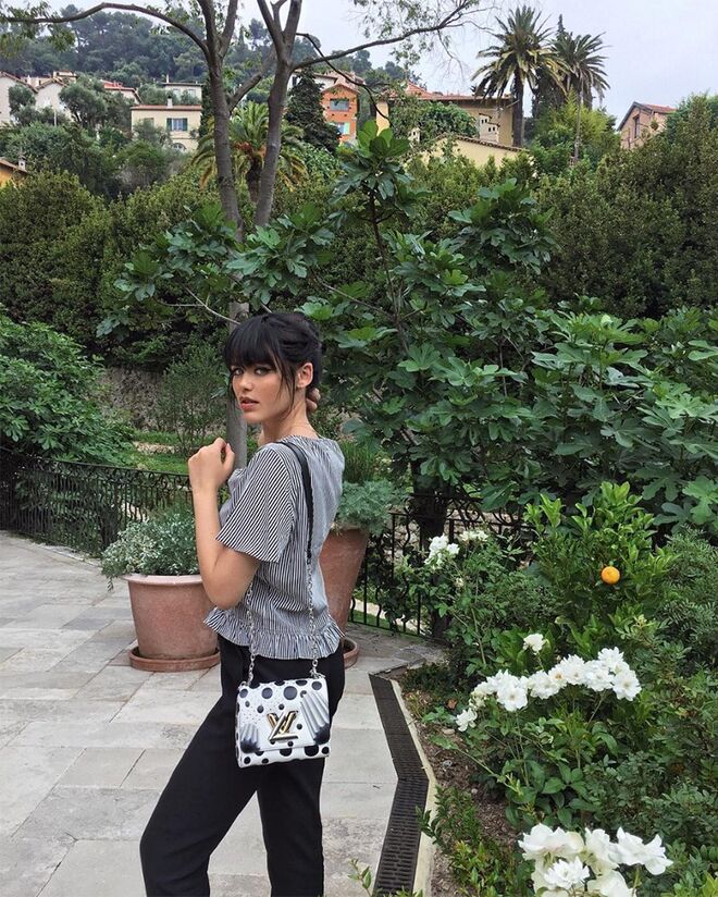 Kristina Bazan, em Grasse (França)