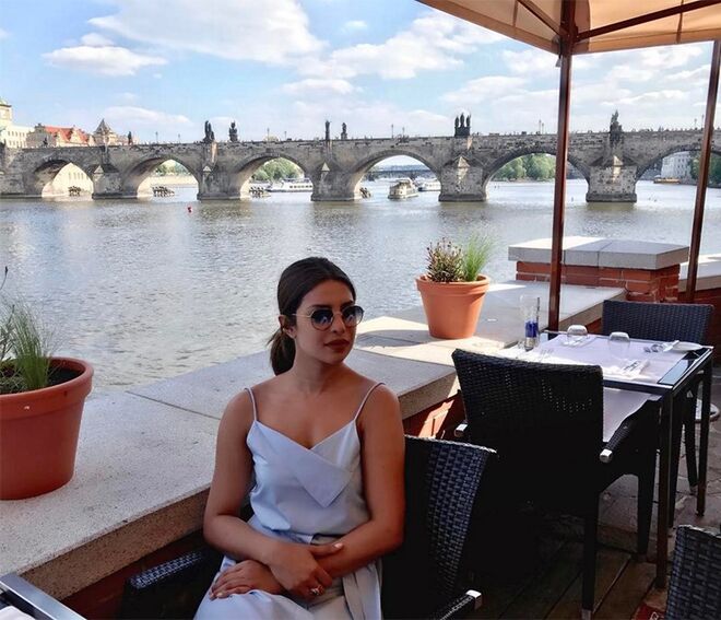 Priyanka Chopra, em Praga