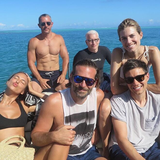 Bradley Cooper e Irina Shayk, no Tahiti