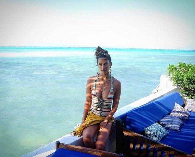 Rita Pereira, em Zanzibar (África)