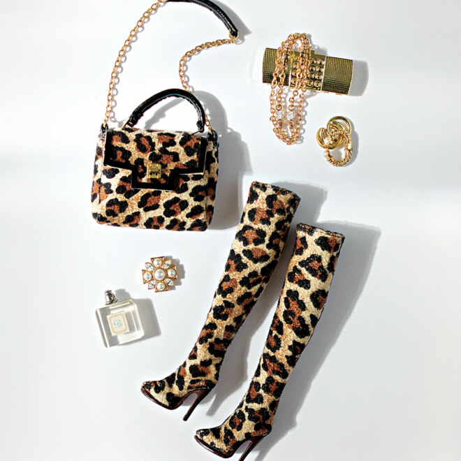 “Seeing spots! One can never have enough leopard print.” The Art of @Barbie Style, Assouline © Mattel