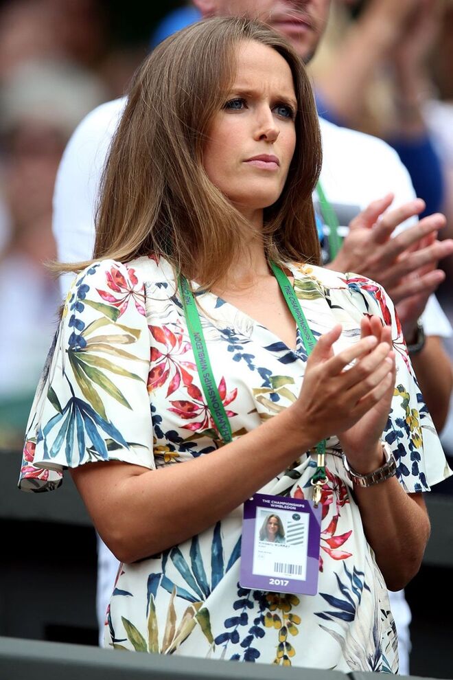 Kim Sears anunciou recentemente que está á espera do seu segundo filho com Andy Murray. 