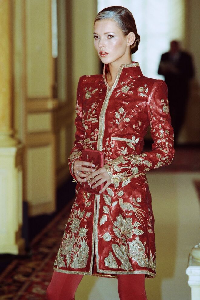 Kate Moss para a Chanel, outono-inverno 1997