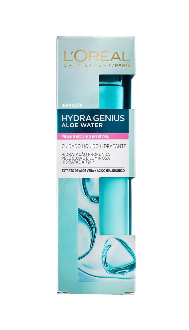Hydragenius Aloe Water cuidado líquido hidratante, €12,99, L’Oréal Paris