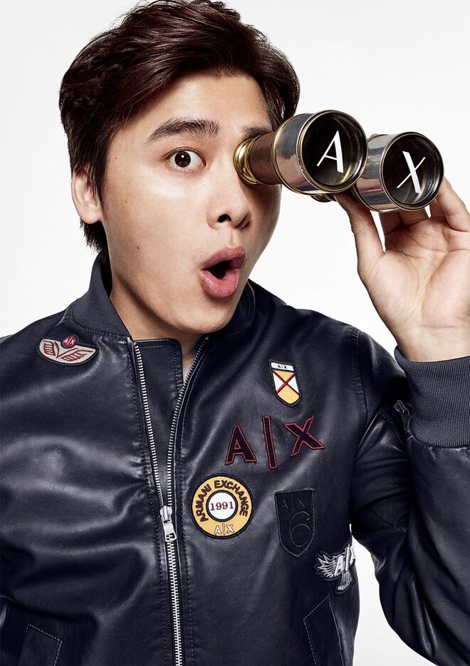 Li Yifen. A|X Armani Exchange para outono/inverno 2017-2018 | © Sabine Villard 