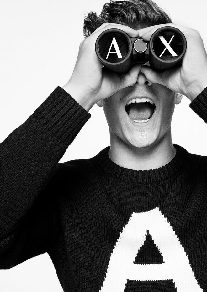 Martin Garrix. A|X Armani Exchange para outono/inverno 2017-2018 | © Sabine Villard 