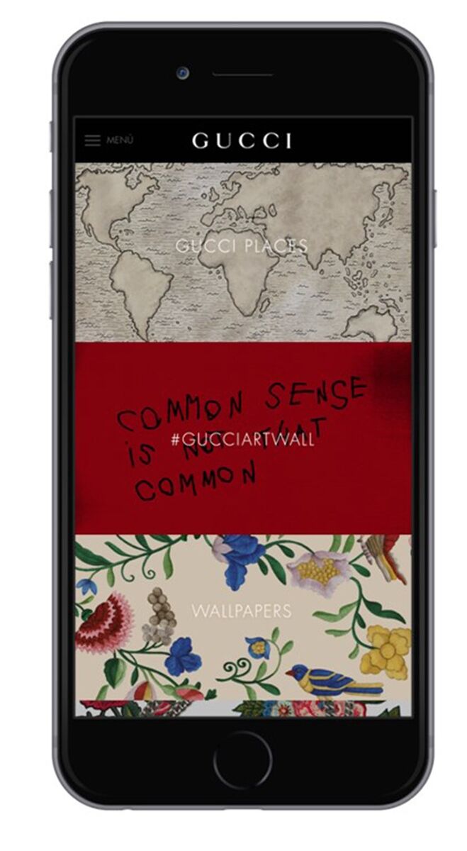 A Gucci lança uma aplicação de viagens
