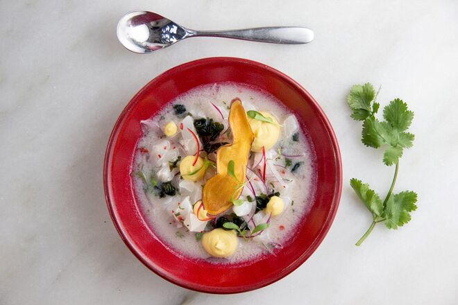 A Cevicheria, chef Kiko Martins | Ceviche puro, com peixe da época, €11,80
