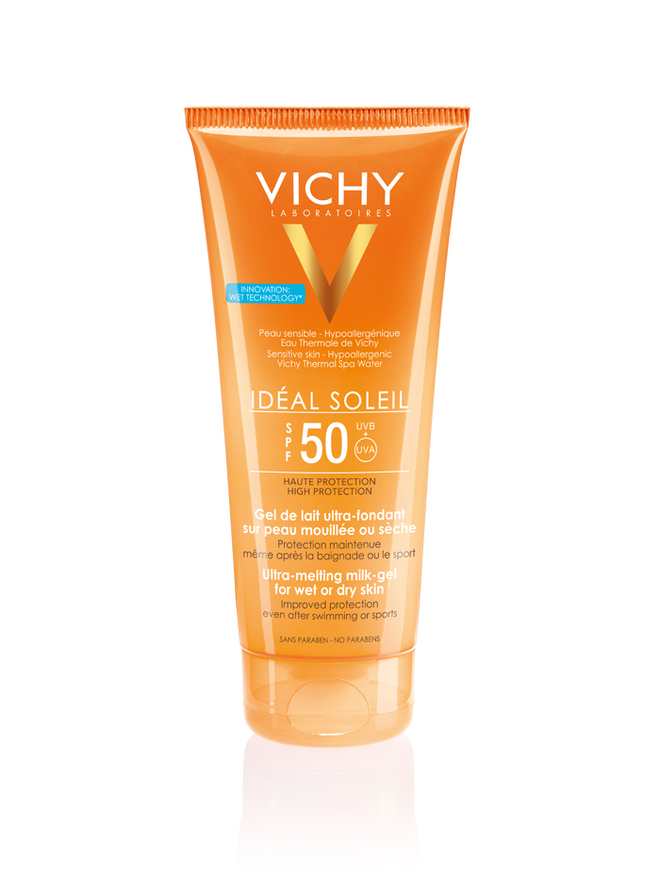 Leite Hidratante Idéal Soleil SPF50+, 300 ml, €26, Vichy