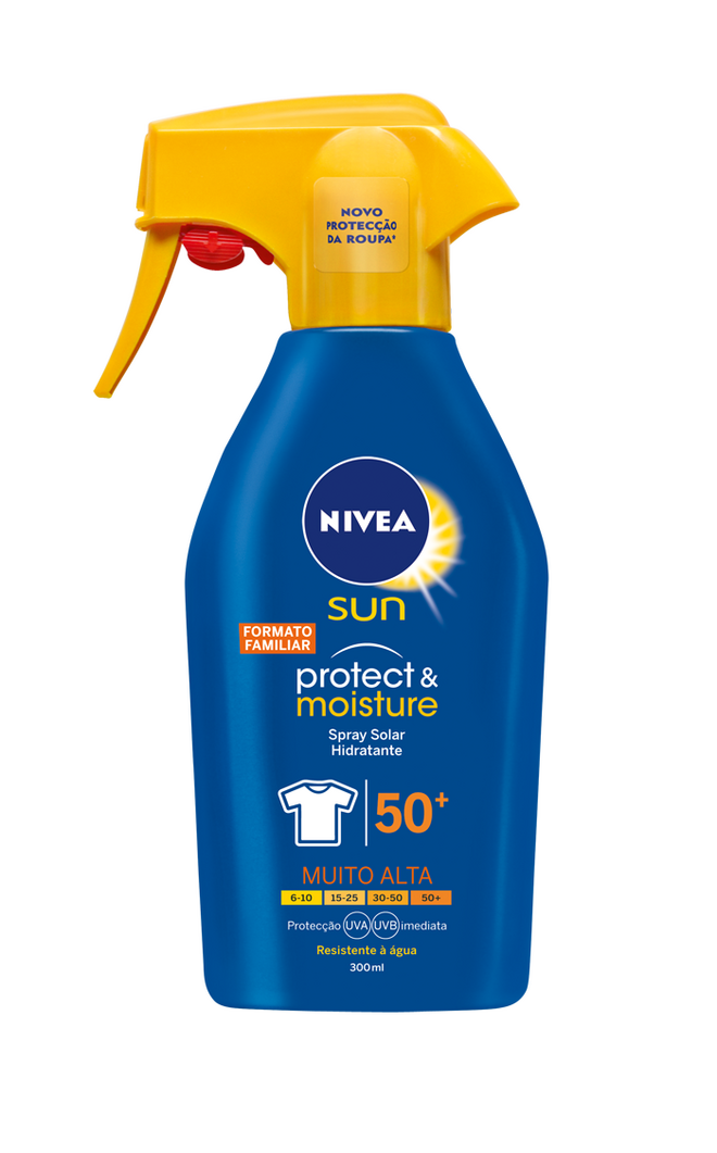 Spray Protect & Moisture SFP50, €18,49, Nivea 