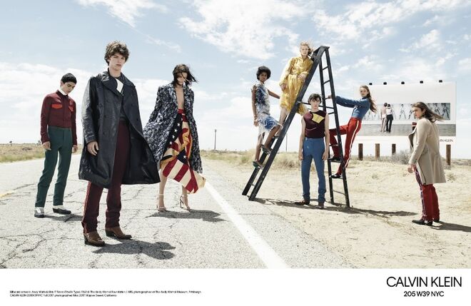 Calvin Klein para outono/inverno 2017-2018 | © Willy Vanderperre