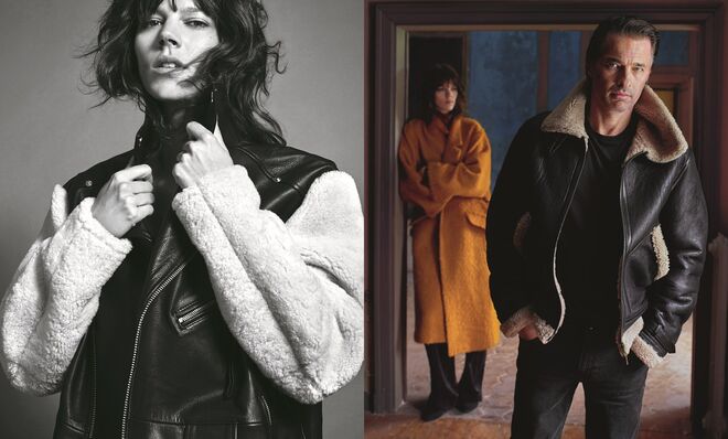 Amber Valleta, Freja Beha, Anna Ewers, Olivier Martinez e Jegor Venned. Mango para outono/inverno 2017-2018 | © Mario Sorrenti