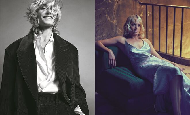 Amber Valleta, Freja Beha, Anna Ewers, Olivier Martinez e Jegor Venned. Mango para outono/inverno 2017-2018 | © Mario Sorrenti