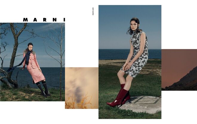 Ansley Gulielmi. Marni para outono/inverno 2017-2018 | © Michael Hauptman