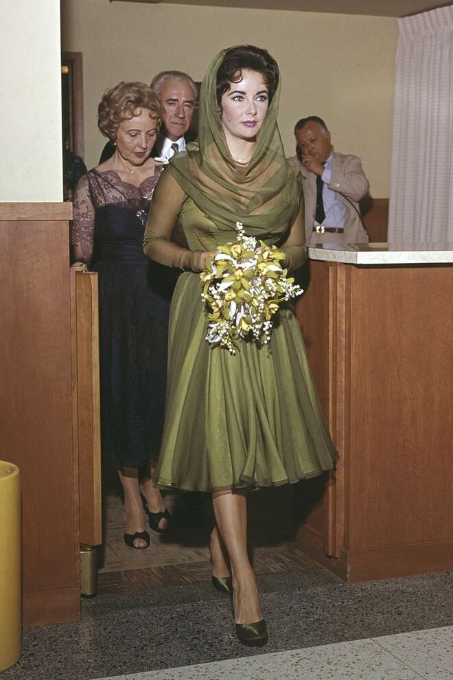 Elizabeth Taylor (1959) | Casamento com Eddie Fisher em Las Vegas.