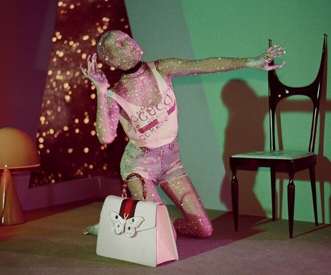 Gucci, outono-inverno 2017-18, fotografia de Glen Luchford