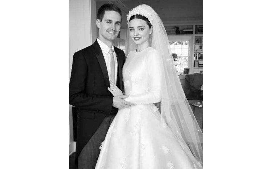 Já há imagens do vestido de casamento de Miranda Kerr