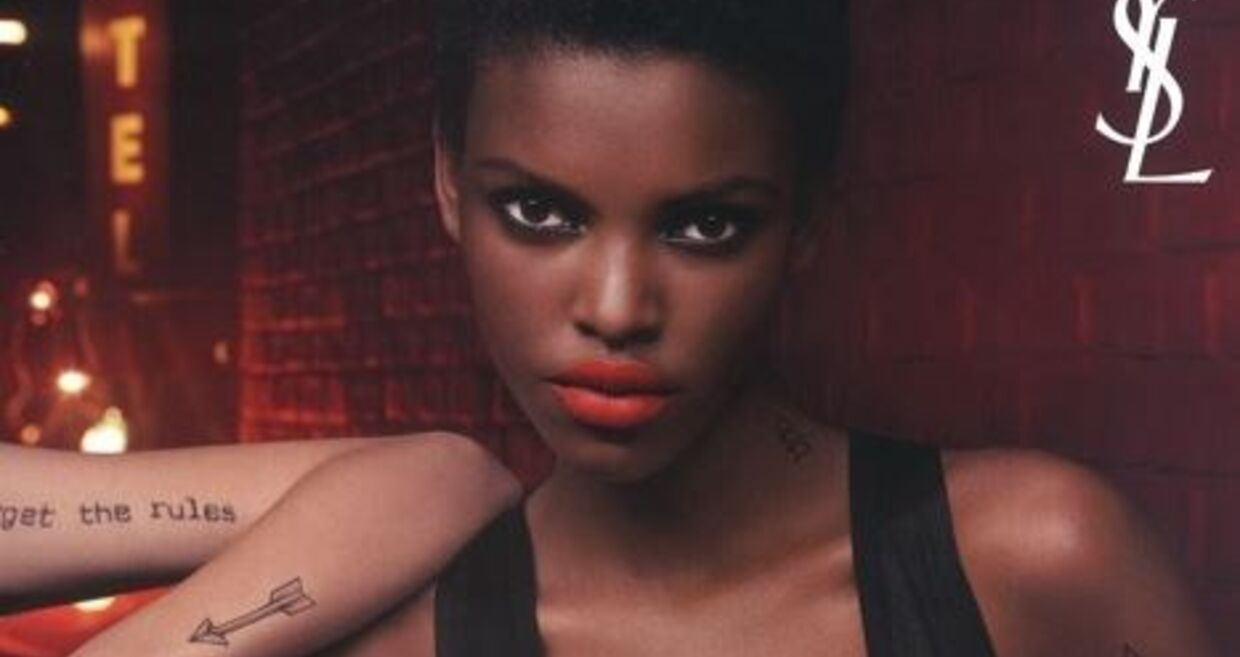 Amilna Estevão é um dos rostos da nova campanha da YSL